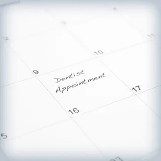 'Schedule Appointment' written on a calendar